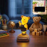 A06901 Magnetic Bear LED Light Phone Stand Night Lamp for Desk and Kids Room (1 Pc)