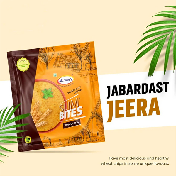 0010 Maniarr's Jeera Khakhra Wheat Chips (200Gm)