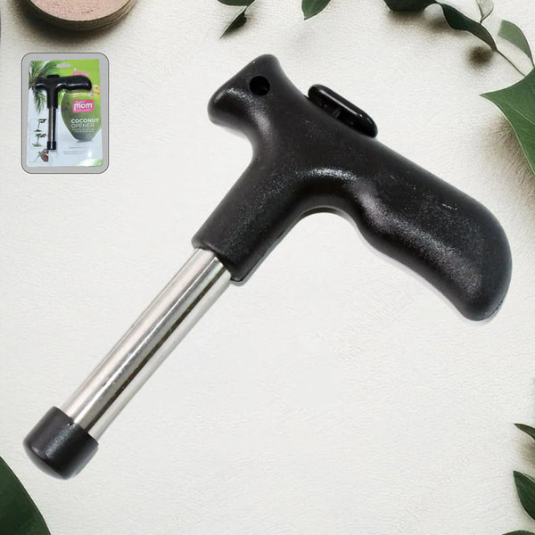 10574 Supermom Coconut Opener Tool with Ergonomic Handle (1 Pc)