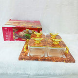 AM6172 Asian Platina 4-Piece Multipurpose Dry Fruit Box