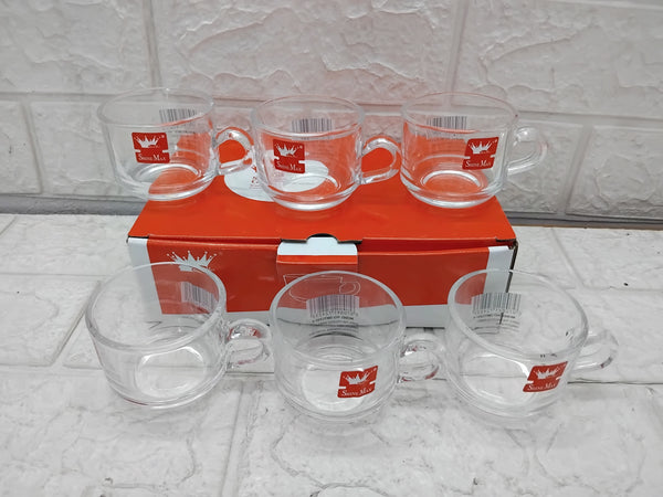 AM3742 Glass Tea Cup Set of 6 (SMTC2371)