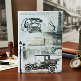 AM6639 Mix-Design A5 Printed Vegan Leather Hardbound Notebook - 1pc