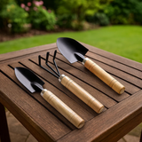 15841 Garden Tool Kit Durable Hand Tools Set with Wooden Handle (3 Pc)