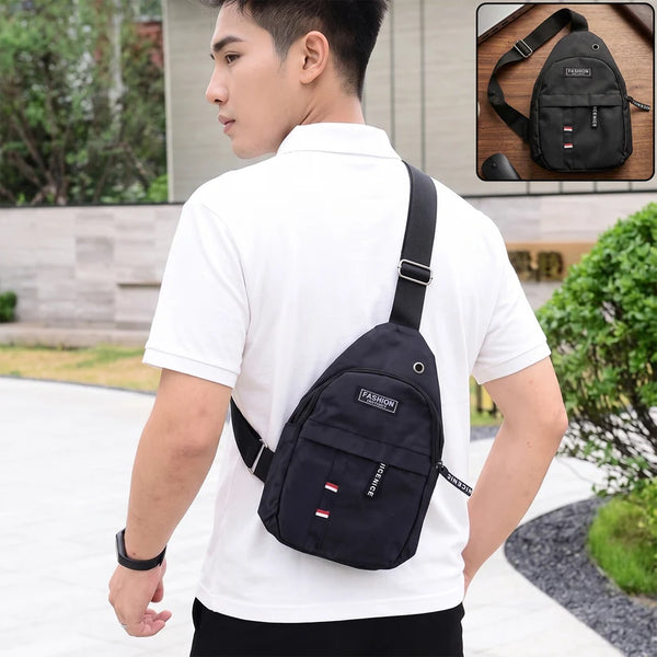 A07103 Waterproof USB Charging Sling Bag – Travel & Crossbody | FERVENT