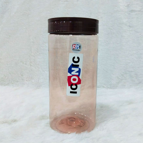AM6265 Iconic Plastic Storage Jar Spoon 2000ml – Transparent Container