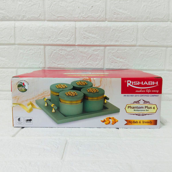 Di0285 Rishabh Phantom Plus 4 – Stylish Multipurpose Container Set with Tray