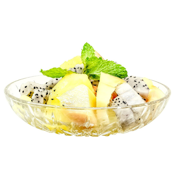 AM5977 Shine max Glass Plate (Multidesign) Set of 6pc -340ml