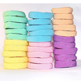 AM1130 Medium Hair Rubber Bands Elastic Hair Bands Multicolor 30Pcs