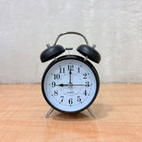 TM0021 Classic Twin Bell Analog Alarm Clock with Loud Ringing and Backlight
