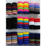 AM1094 Tyre Shape Hair Rubber Bands Pack of 12 (Multicolor)