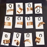 AM5875 Multidesign Women Luxe Golden Metallic Ponytail Holder Hairband - 1 Pcs