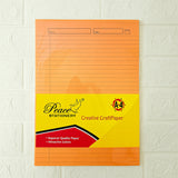 AM6051 A4 Size One Side Ruled Colour Sheets for Project/Assignment/Practical/Homework (20 SHEETS)