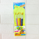 AM6365 HEAVY ROUND COLOUR PAINT BRUSH SET WITH MULTICOLORED (PACK OF - 6)