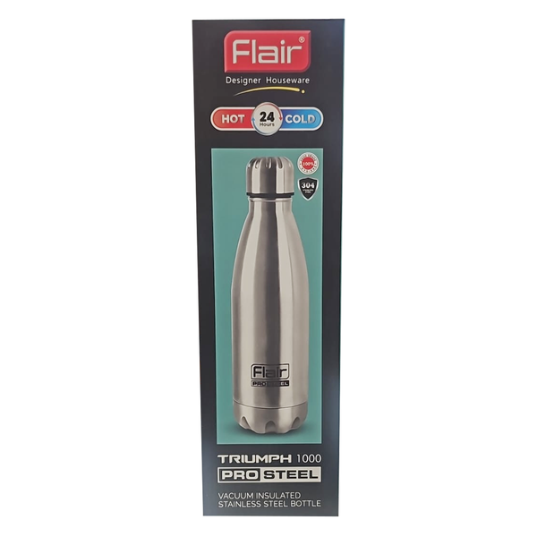 AM0666 FLAIR Triumph Vacuum Insulated Stainless Steel Bottle 1000ml