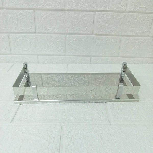 AM6058 Stainless Steel Bathroom Shelf (12x5 Inch) - Wall-Mounted Bath Accessories Holder