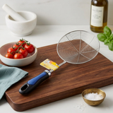AM7416 Accura Stainless Steel Spider Strainer with Ergonomic Plastic Handle
