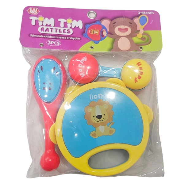 AM0884 Lumo Tim Tim Rattles 3PCS (LM-R014)