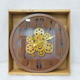AM6252 Modern Industrial Exposed Gear Wall Clock