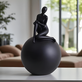 TM0197 Modern Abstract The Seated Muse Figurine (Pack Of 1)