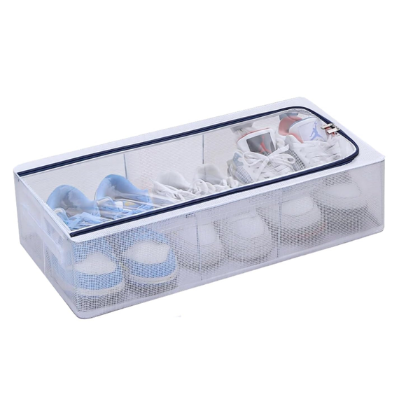 AM6726 Clear Foldable Shoe Bag - Shoe Box Organizer (60x30cm)