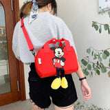 AM0092 Cartoon Print Sling Single Pocket Crossbody Messenger Shoulder Duffle Bags