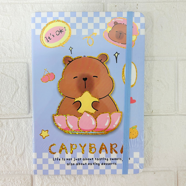 AM6367 Mix Design A5 Notebook Diary With Elastic Band