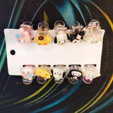 AM5880 Cute Cartoon Mini Claw Clips Combo for Kid Girls – Set of 10 (5 Pair)