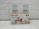 AM3678 Borosil Artisan Vista 295ml Glass Medium 6Pcs Set(BVVVISTAM295)