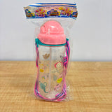 AM5859 Cutie Baby Feeding Cup with Straw 600 Printed Feeding Drinking Handle Kids Water Bottles