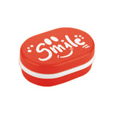 AM3268 Smile Soap Case for Bathroom Color, Design Availablity as per Stock Soap Storage Container Household Soap Dish with Cover 1 Piece