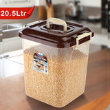 AM5714 JOYO Kitchen King Container 20.5 Ltr (Pack of 1) Large Rectangular Plastic Container Multipurpose Stackable Storage Box with Lid & Handle