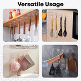 AM6702 Multipurpose Strong Small Stainless Steel Adhesive Wall Hooks 5pcs