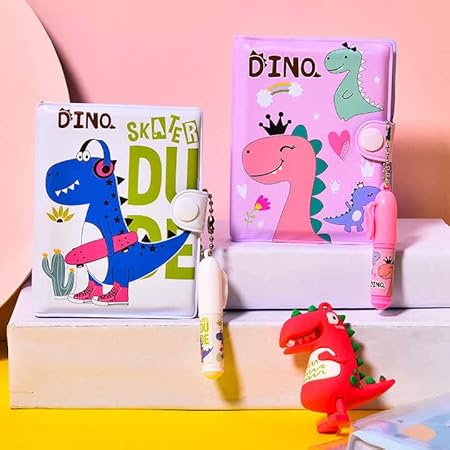 AM2156 Dinosaur Small Pocket Diary with Small Pen