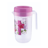 3746 JAYA JUG Floral Design Plastic Water Jug with lid 2LTR