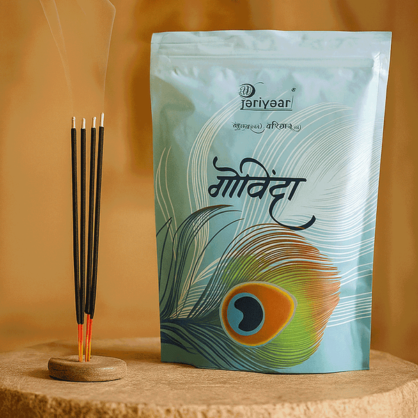 AM5986 Parivaar Govinda Agarbatti Premium Fragrance Incense Sticks - 400gm