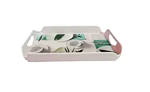 AM3241 Fancy Serving Tray 22x16.9 cm Food, Tea Kitchen Storage, Organizers Fancy for Dinning, Centre Table 1 Piece