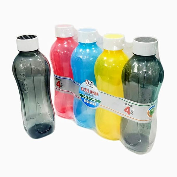 3413 DPI iceland 1000ml set Plain Plastic Water Bottle (4 PCS)