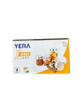 3524 Yera X-Series Square jar with see through cap, 2 Piece Set (KSM600)LOOSE