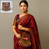 Di0036 Flap Dori Design Traditional Handcrafted Purse – Elegant Ethnic Art