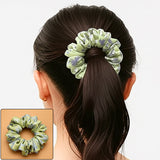 AM5871 Printed Jumbo Scrunchie Hair Accesories for Women - Multidesign