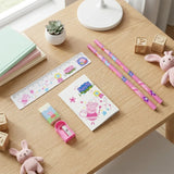 A06764 6-in-1 Student Stationery Combo Kit with Pencils, Ruler and Pouch for Kids (1 Set)