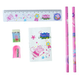 A06764 6-in-1 Student Stationery Combo Kit with Pencils, Ruler and Pouch for Kids (1 Set)