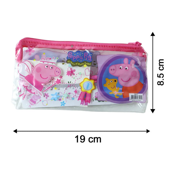 A06764 6-in-1 Student Stationery Combo Kit with Pencils, Ruler and Pouch for Kids (1 Set)