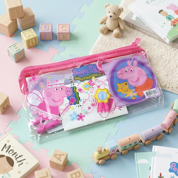 A06764 6-in-1 Student Stationery Combo Kit with Pencils, Ruler and Pouch for Kids (1 Set)