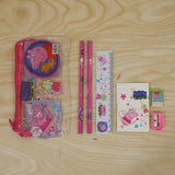 A06764 6-in-1 Student Stationery Combo Kit with Pencils, Ruler and Pouch for Kids (1 Set)