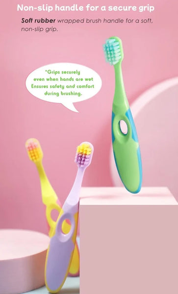 AM3445 FunFresh Toothbrush TB-1110-3FF Cute Soft Bristle Toothbrush 3Set