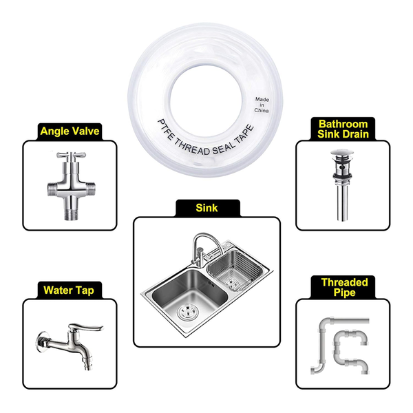 AM6320 M-seal P.T.F.E Thread Seal Tape - 12x4mm