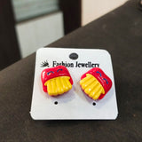 AM5876 Multidesign Cute Cartoon Stud Earrings for Girls – Pack of 1