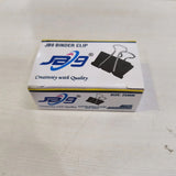 AM2138 Mini Black Clip 12Pcs Binder Clip 25mm