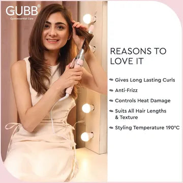 AM2116 Gubb Hair Curler GB-005 Fuss- Free Use Long Lasting Curls 2 Years Warranty 6 Months Replaceable Warranty